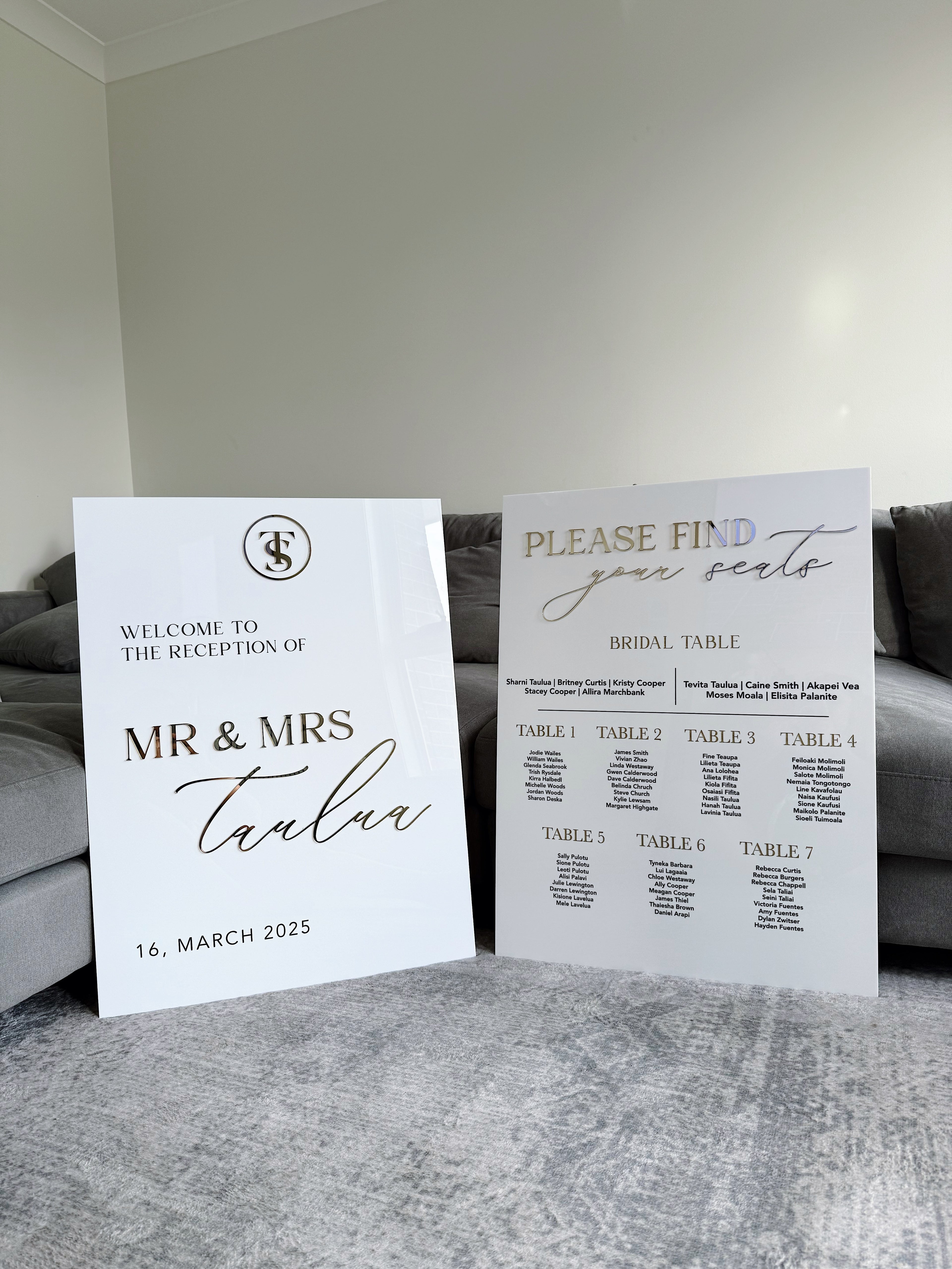 Welcome / A1 Event sign