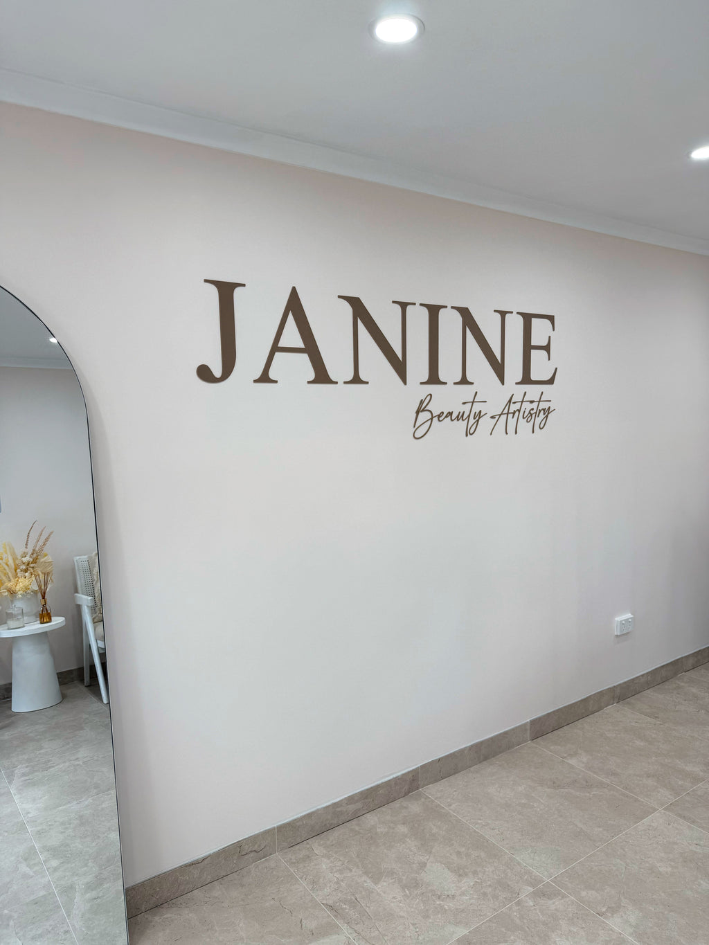 Business logo cut outs