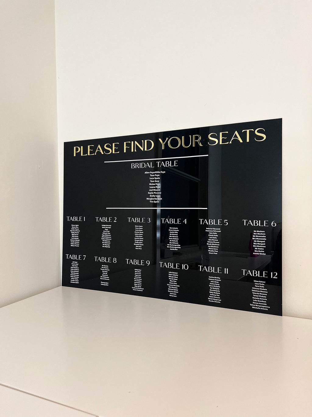 Seating Chart