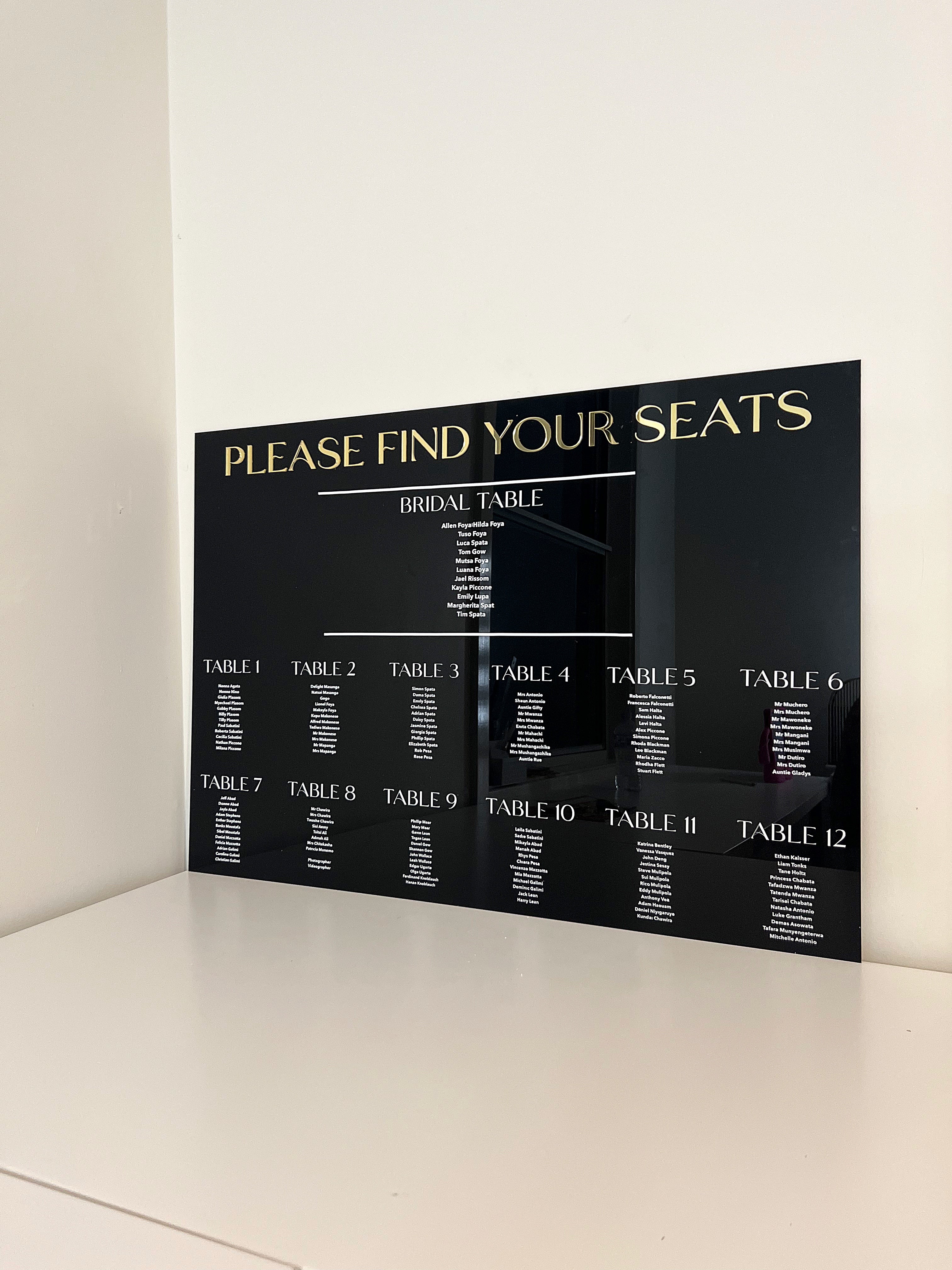 Seating Chart