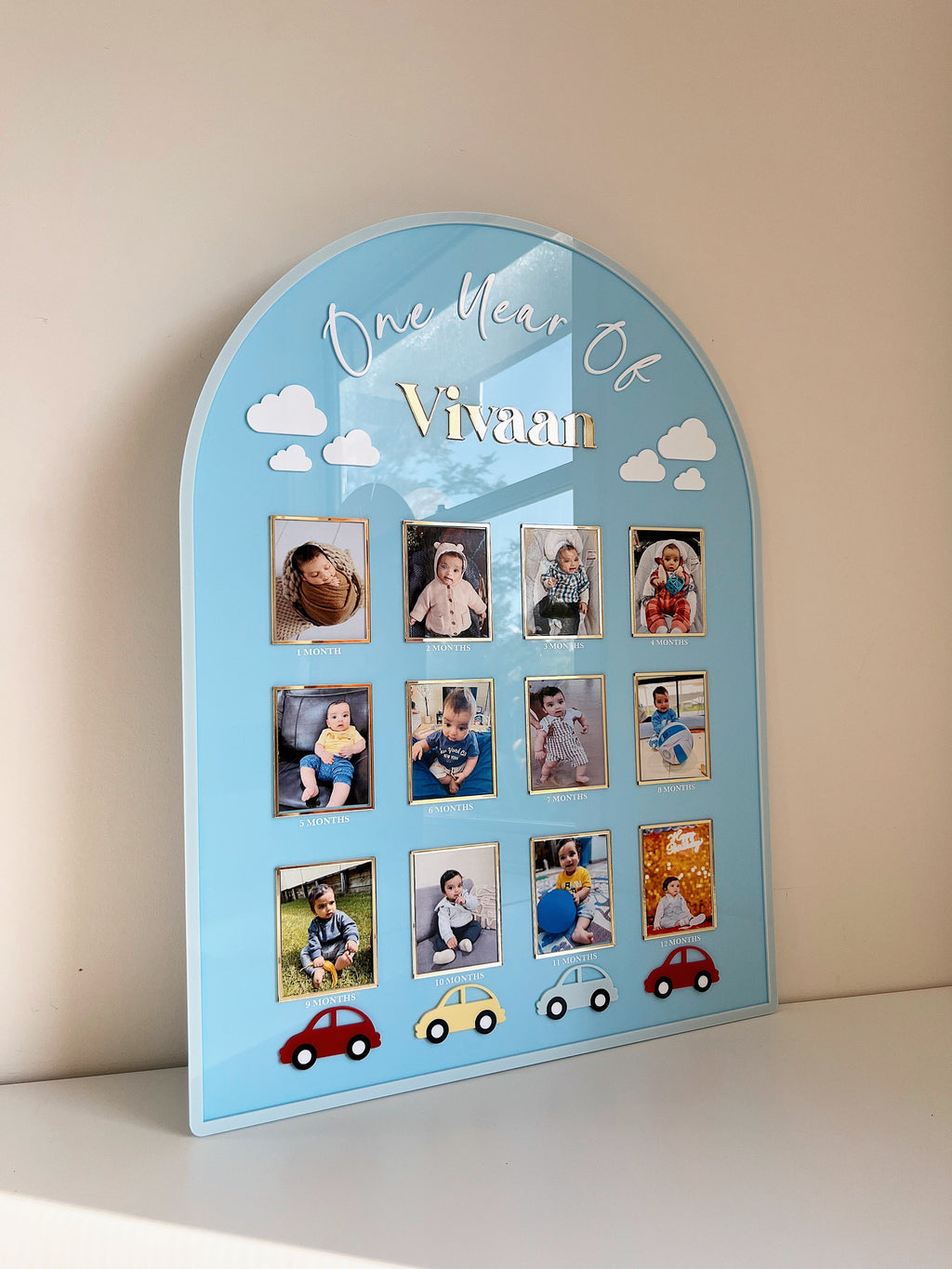 90cm 12 Month Plaque