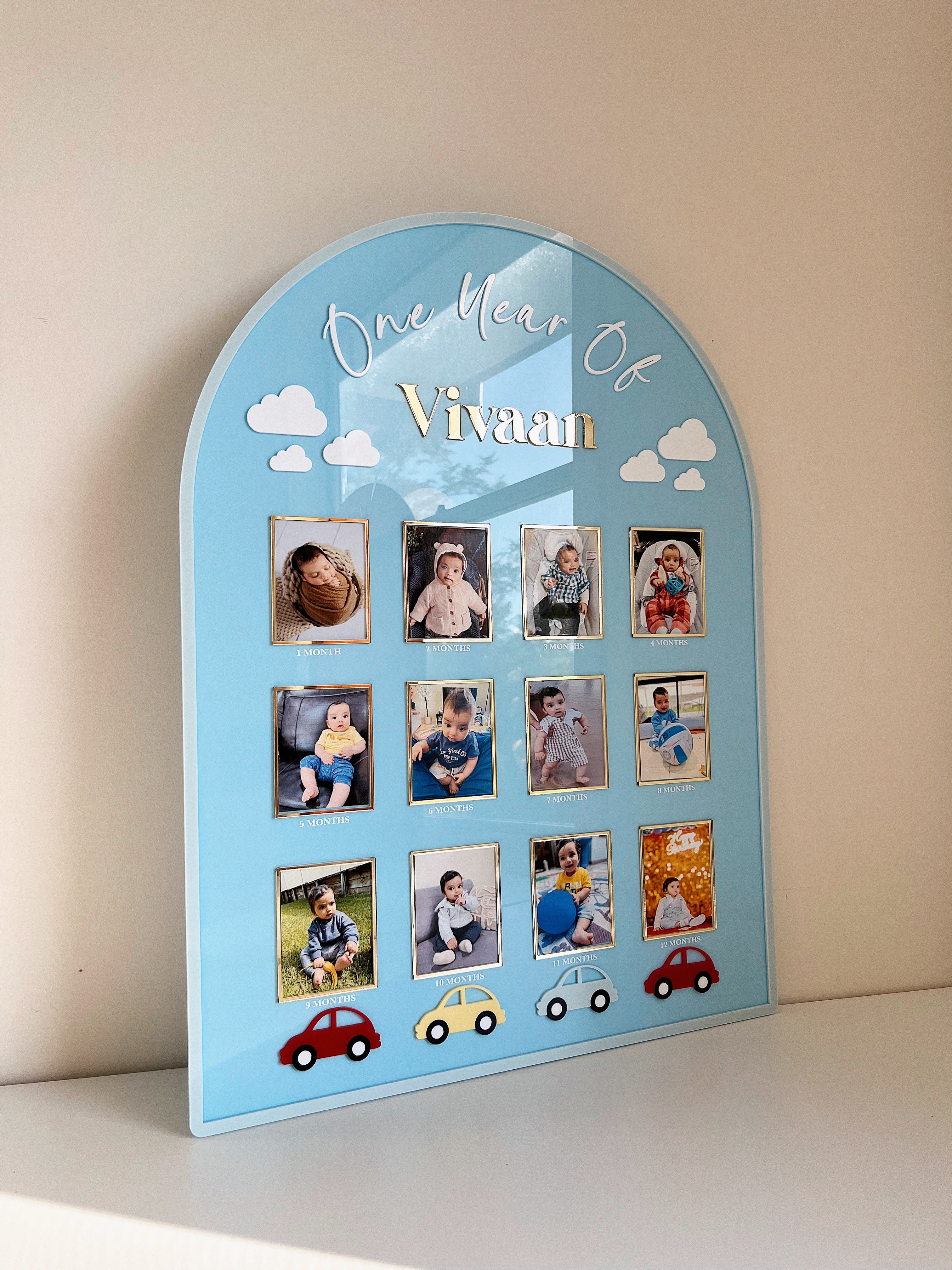 90cm 12 Month Plaque