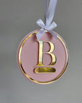 Luxe flat Initial Bauble