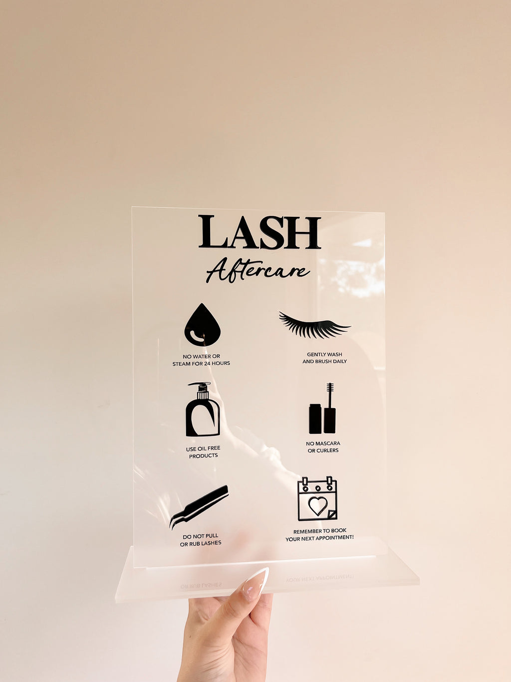 A4 Aftercare Signs