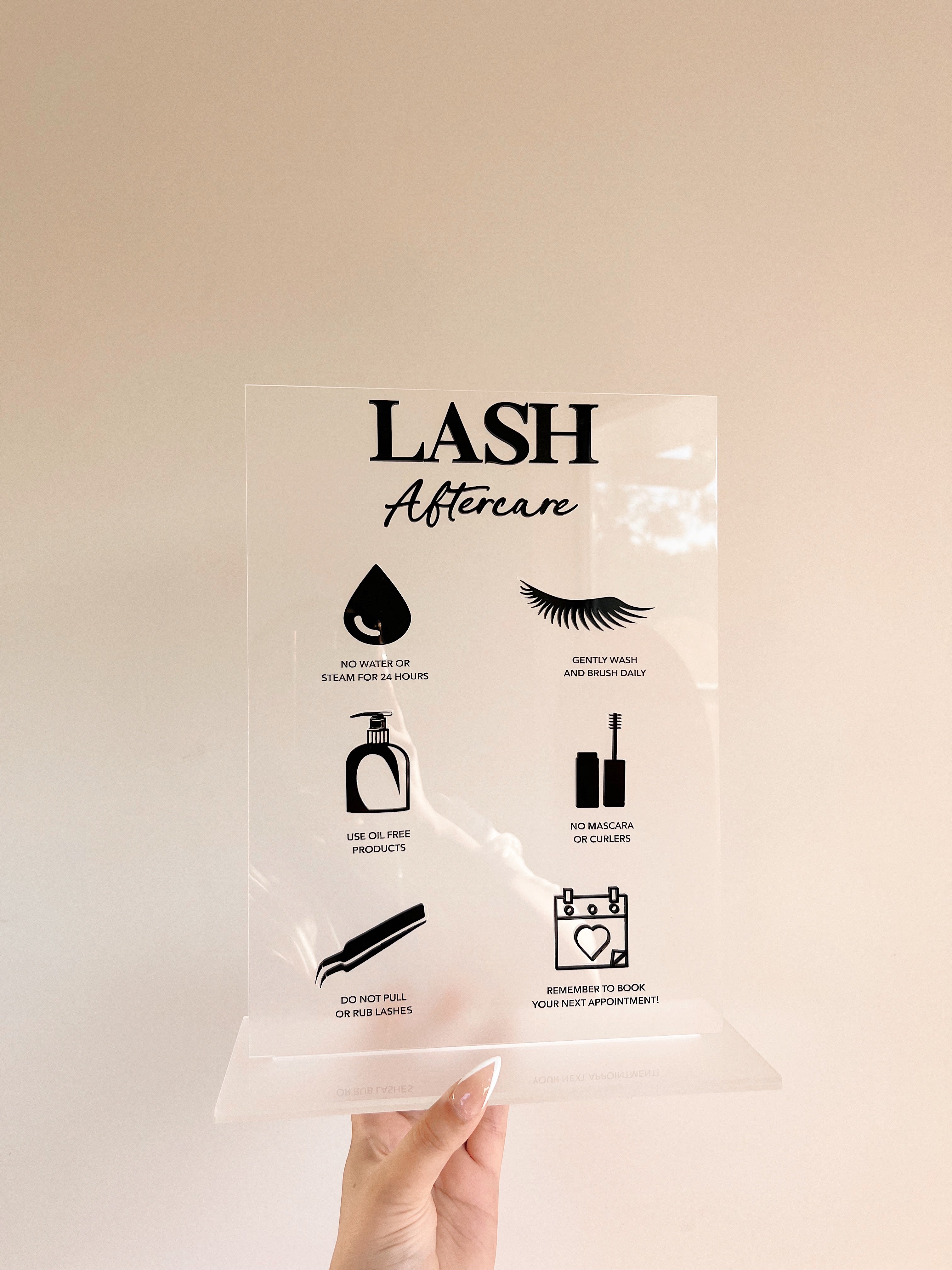 A4 Aftercare Signs