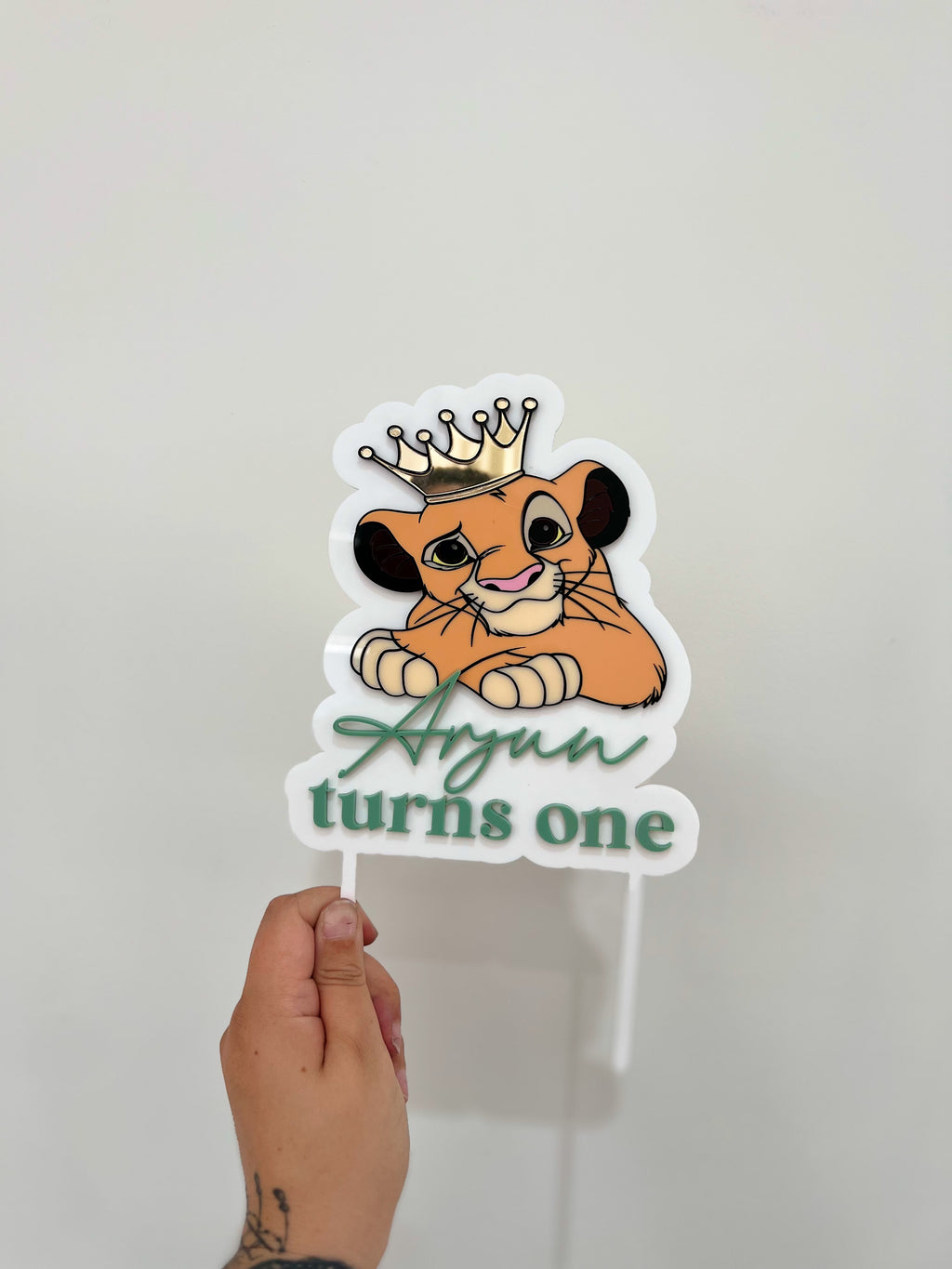 Themed cake topper