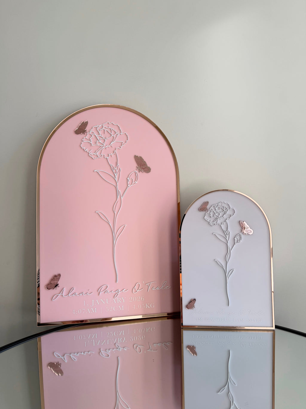 Custom Birth & Affirmation Pair