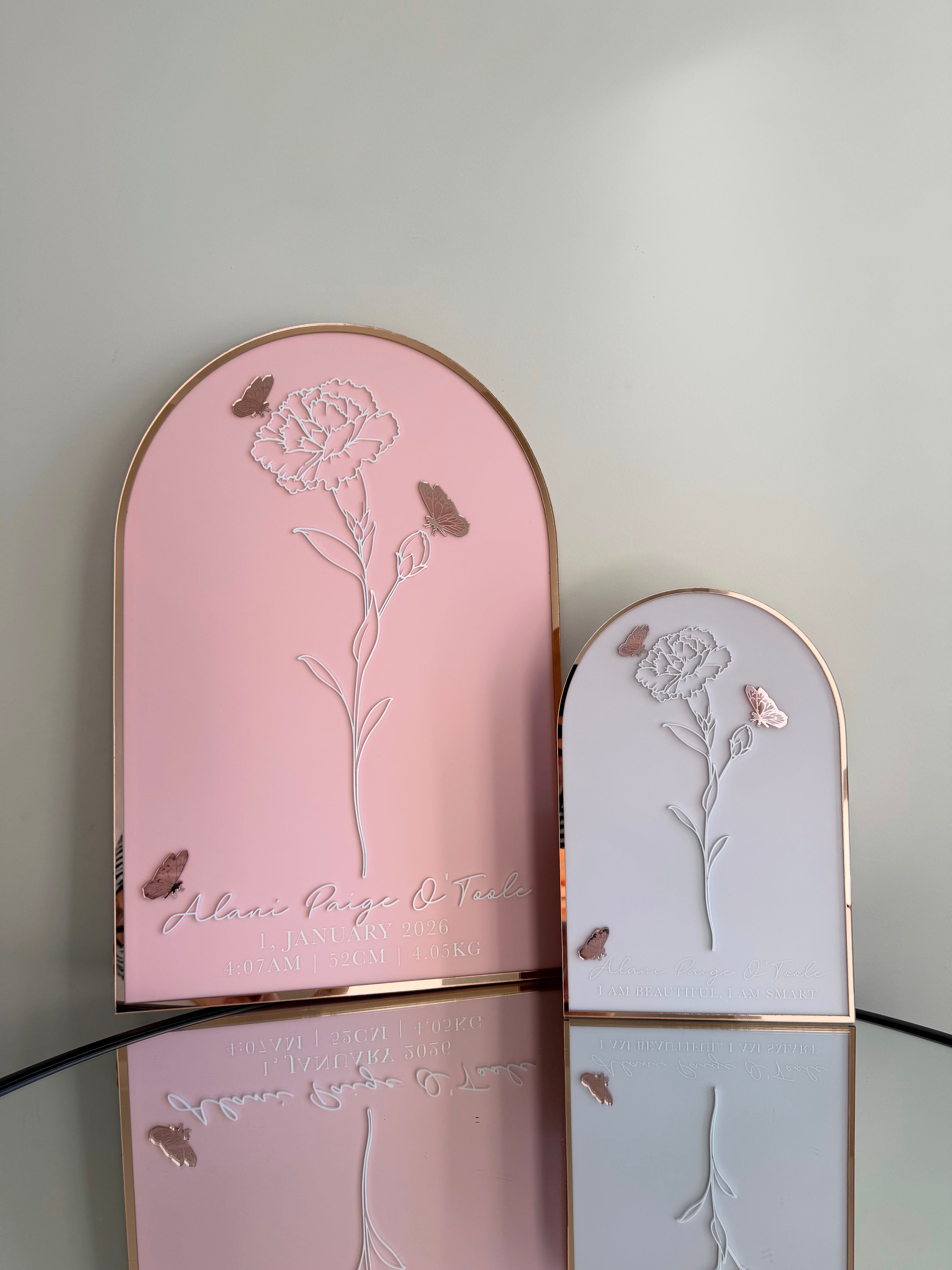 Custom Birth & Affirmation Pair