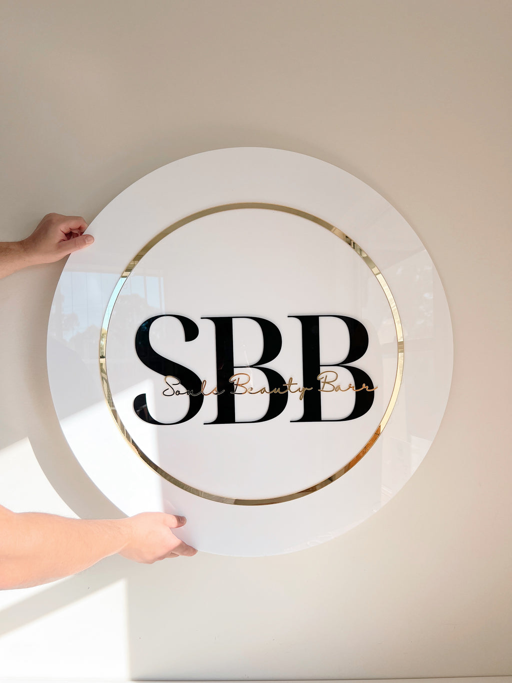 Circle Business Sign