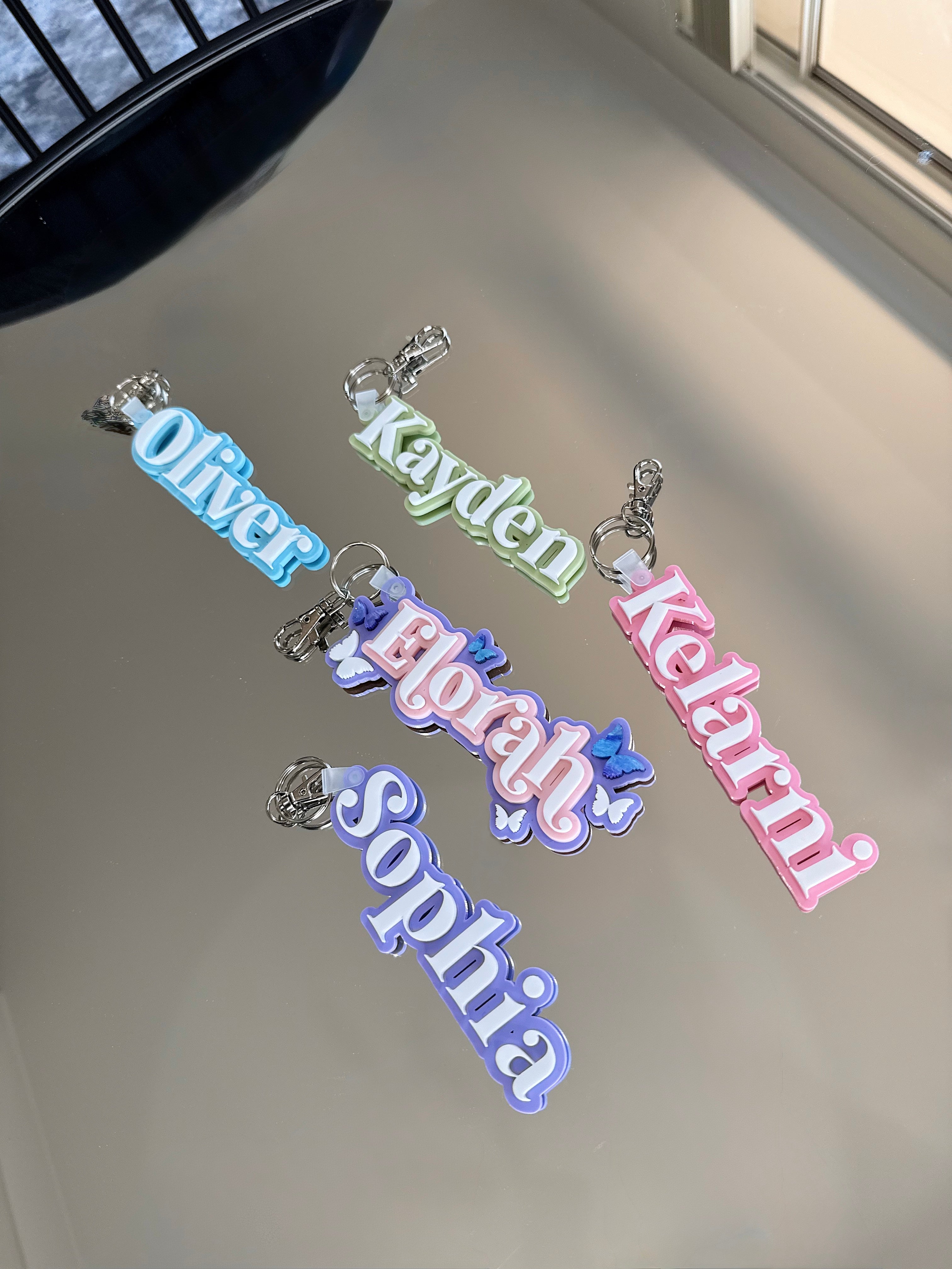 Name Keychains