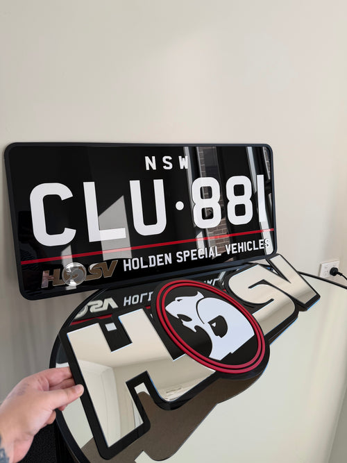 HSV NUMBER PLATE PACK