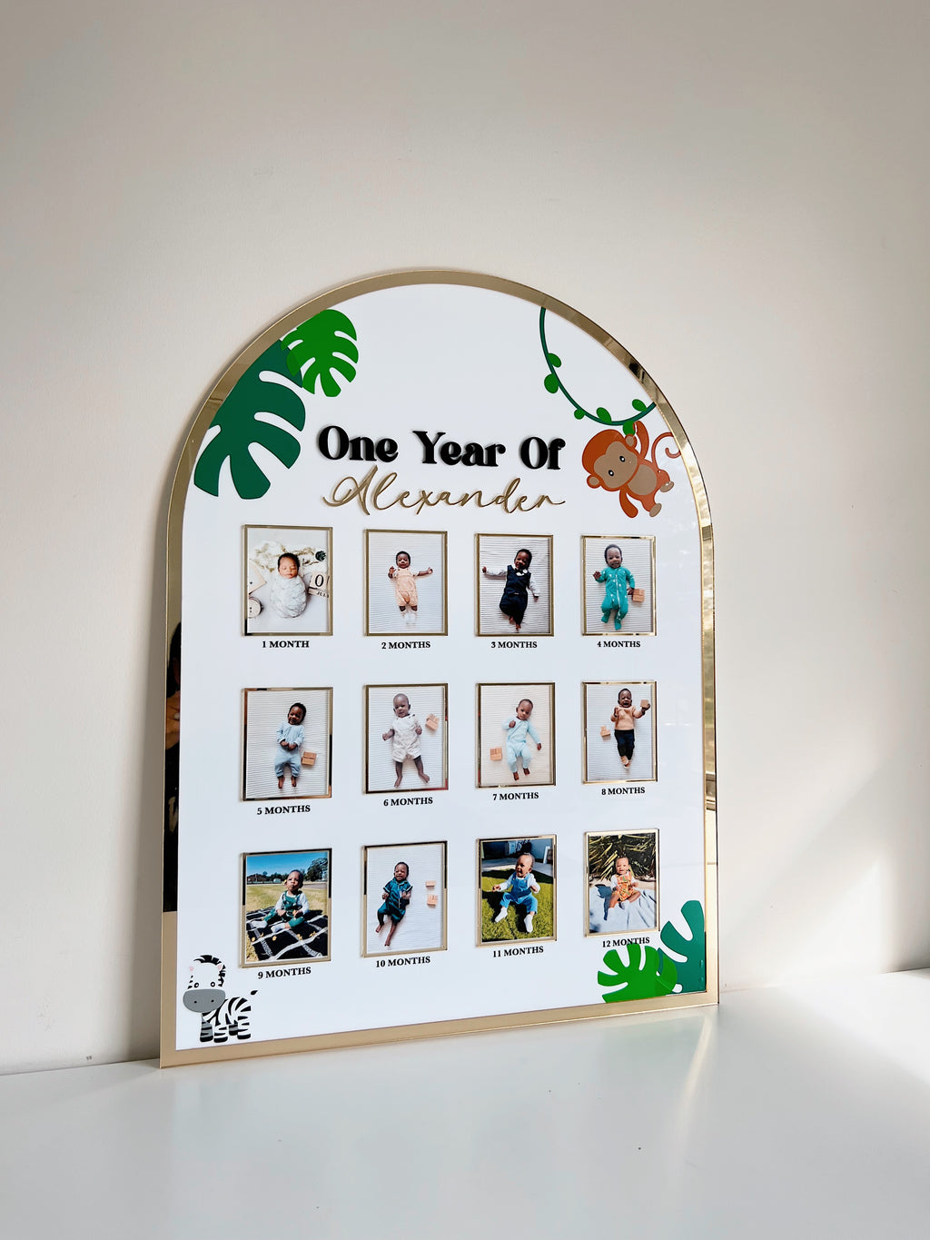 90cm 12 Month Plaque