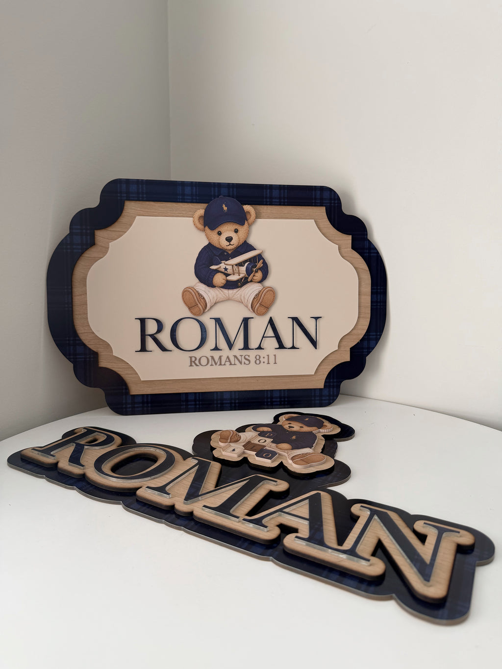 Pattern Printed Name Set