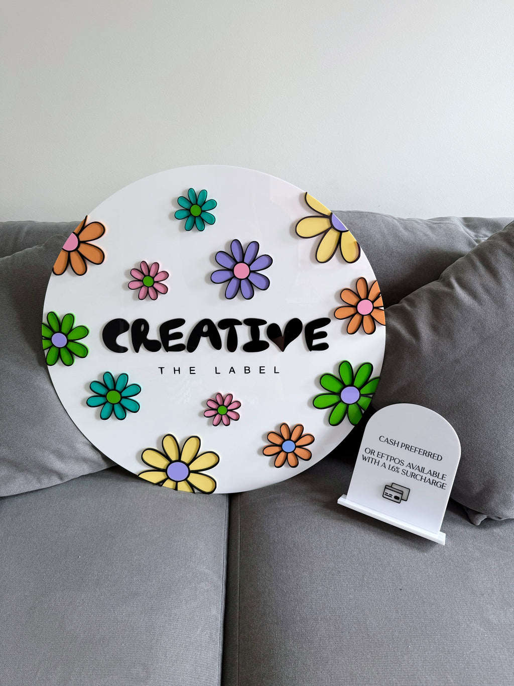 Circle Business Sign