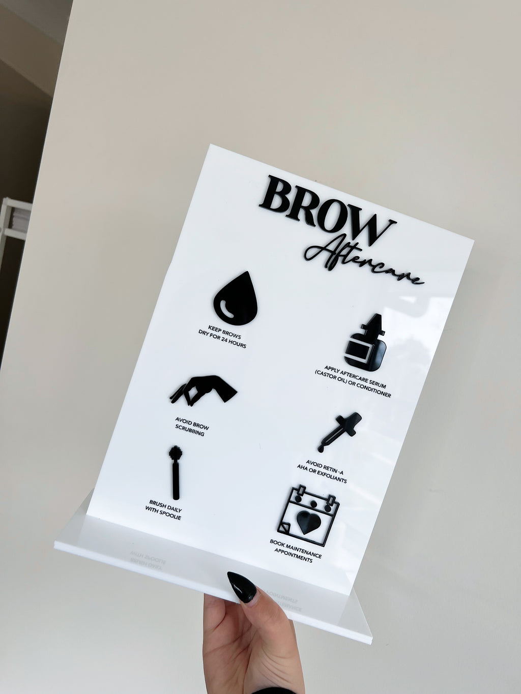 A4 Aftercare Signs