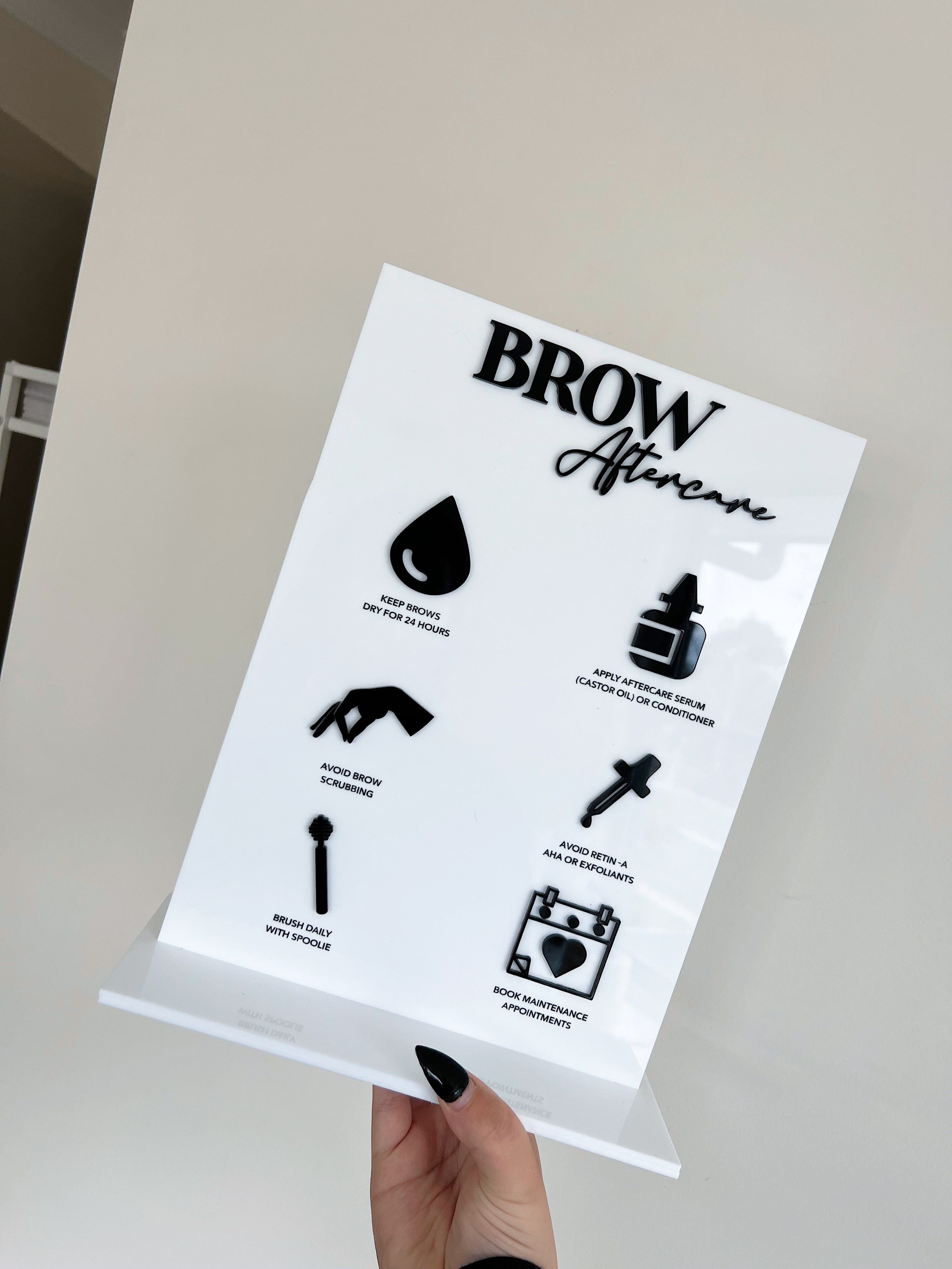 A4 Aftercare Signs