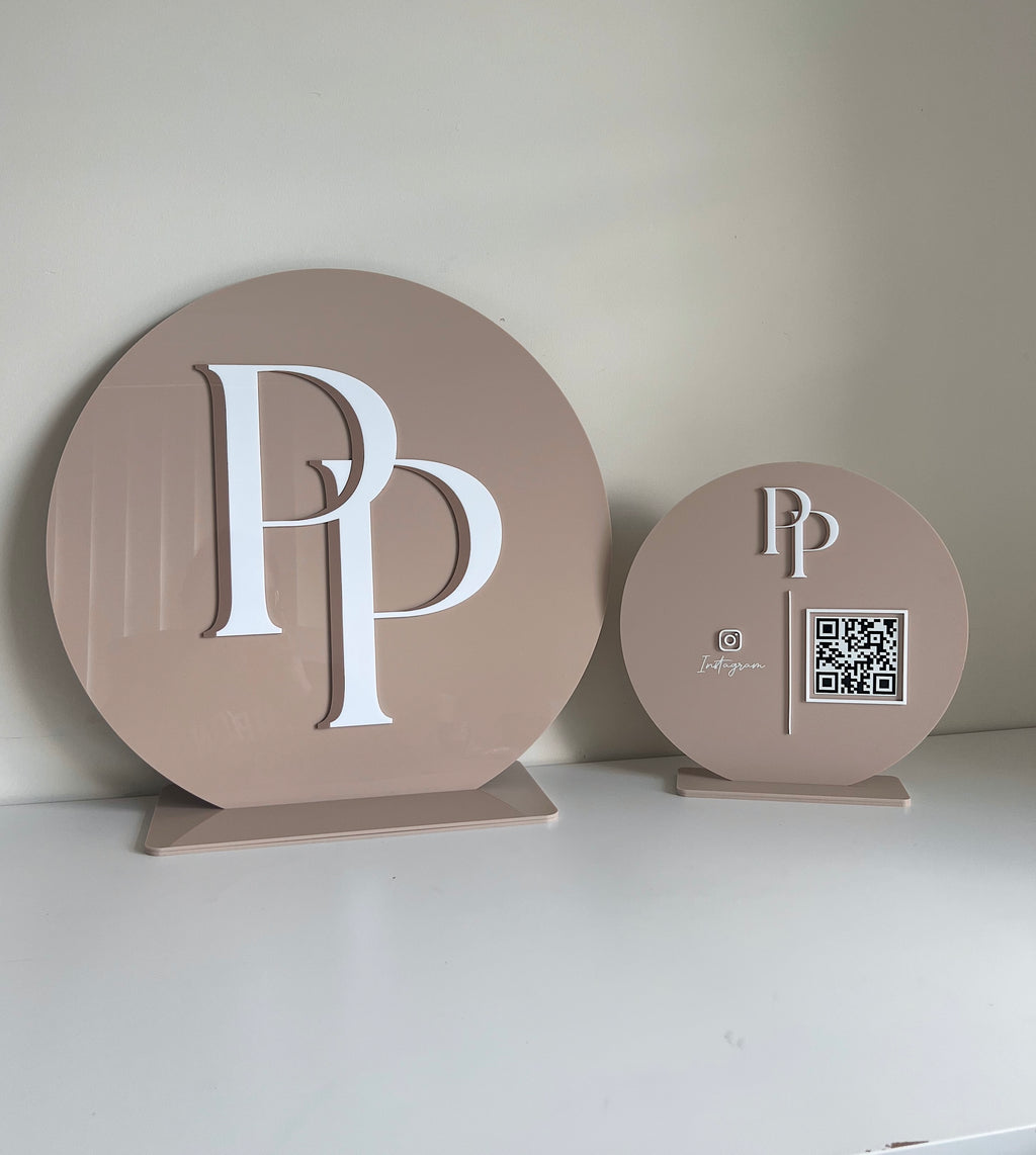 Circle Business Sign