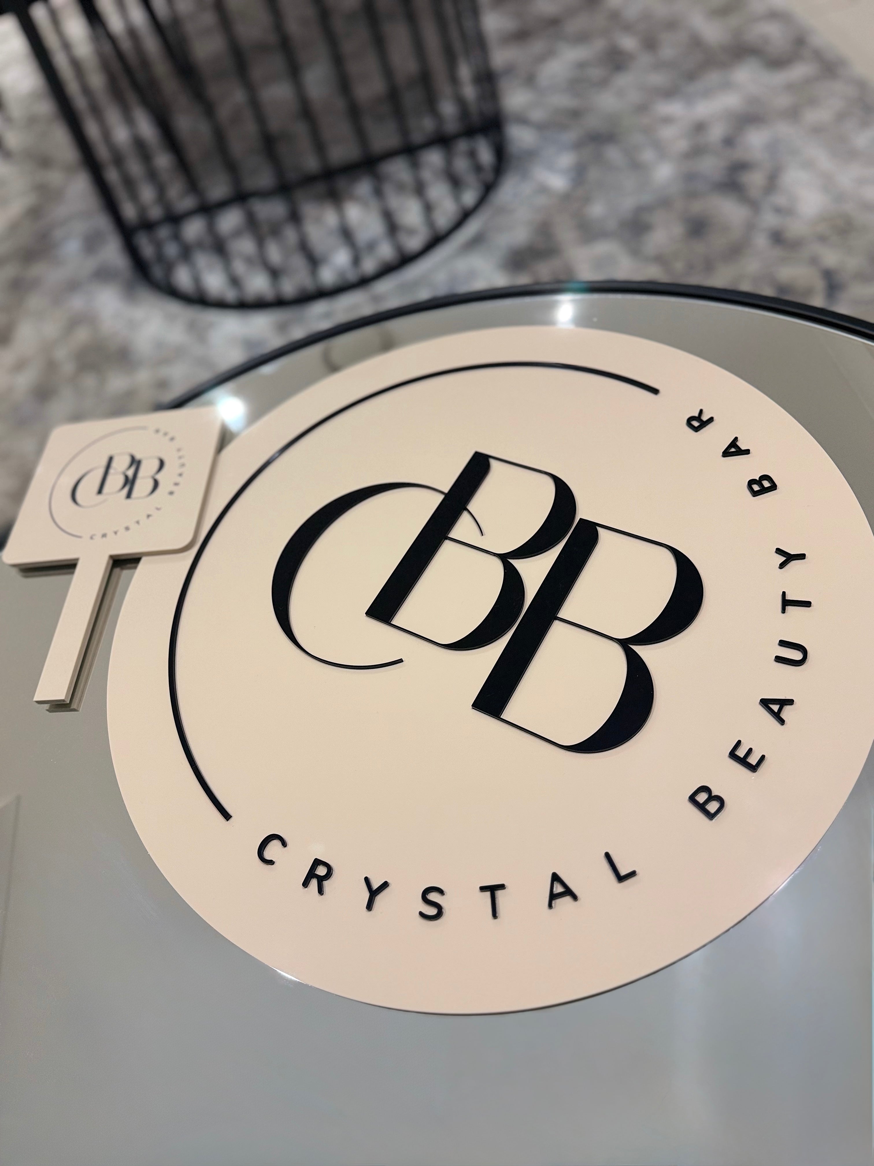 Circle Business Sign