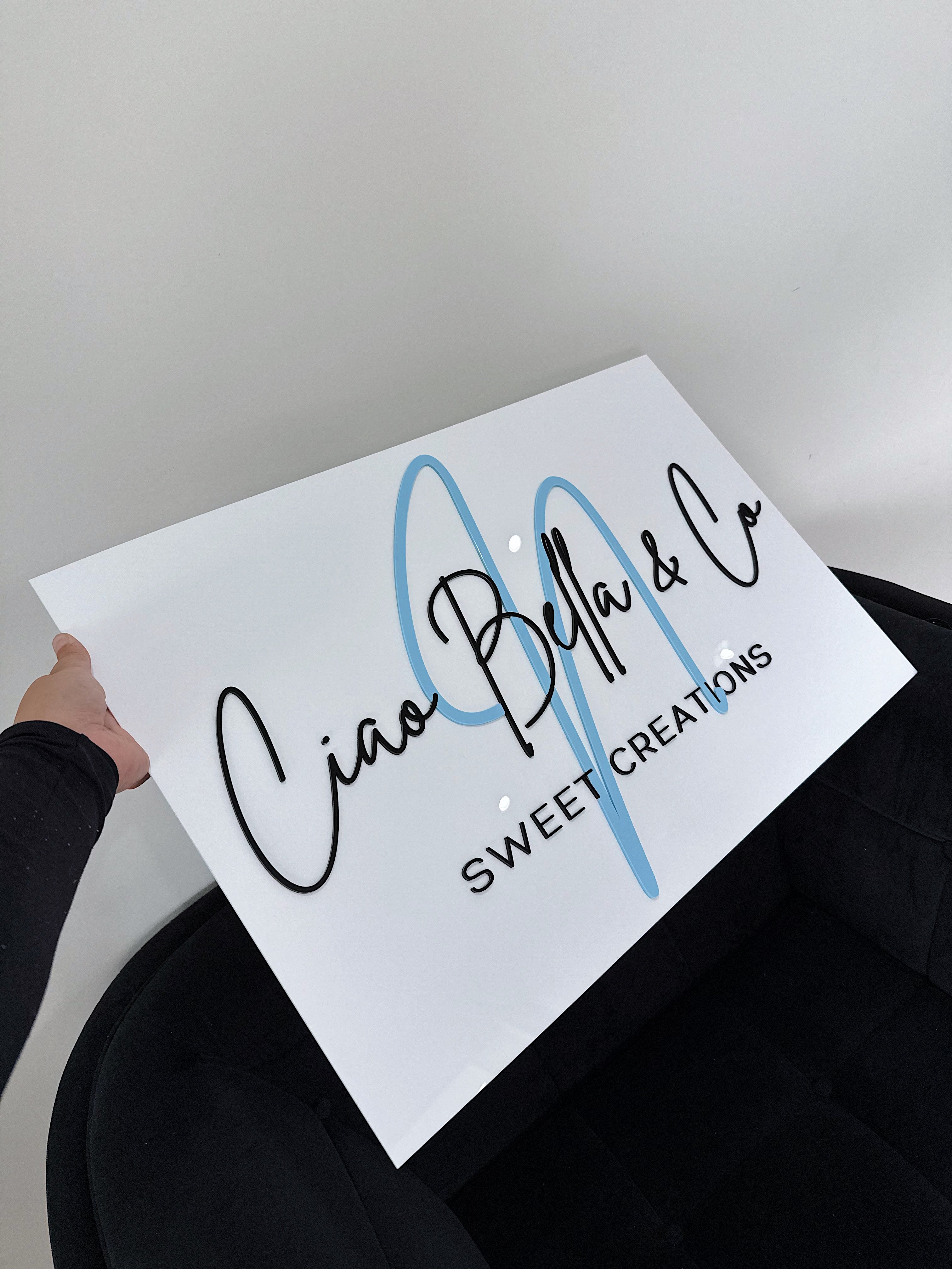 Rectangle Business Sign