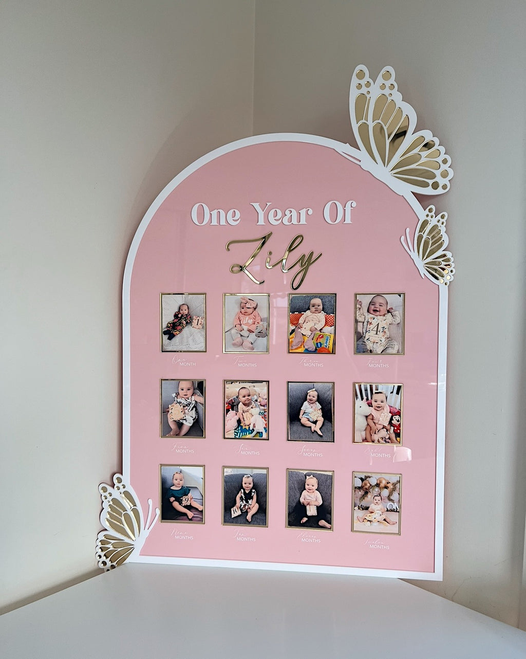 90cm 12 Month Plaque