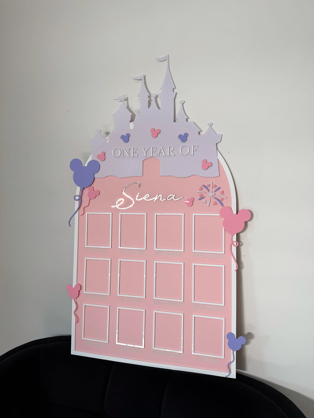 90cm 12 Month Plaque