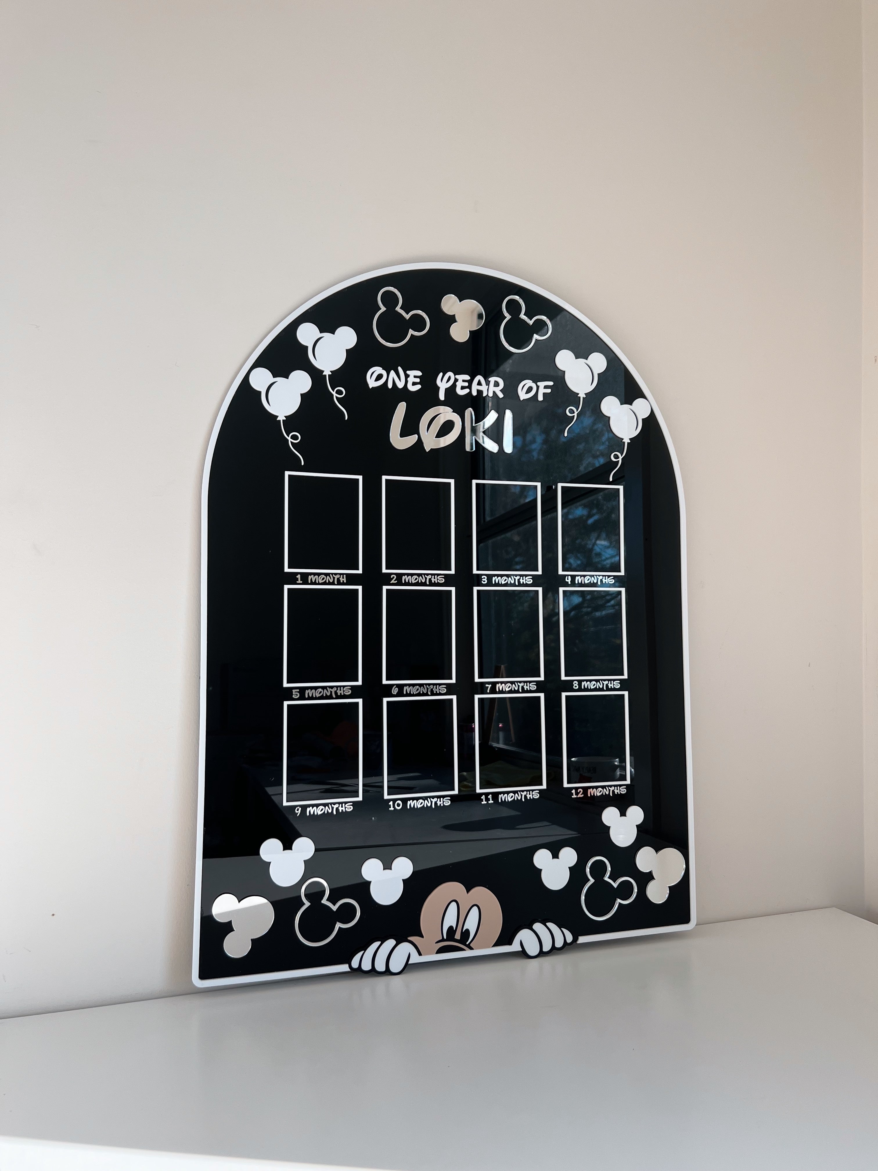 90cm 12 Month Plaque