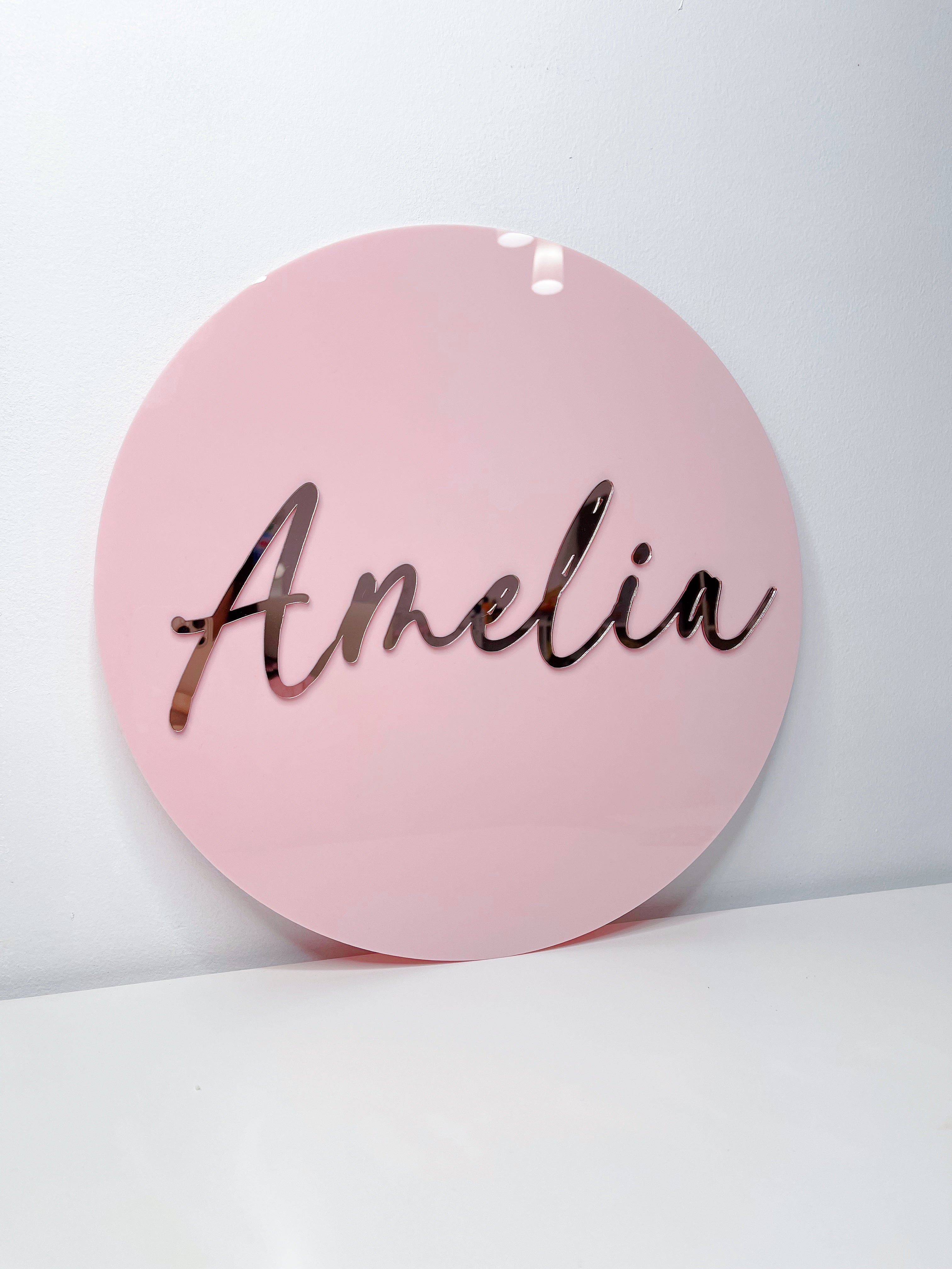 Circle Name Signs
