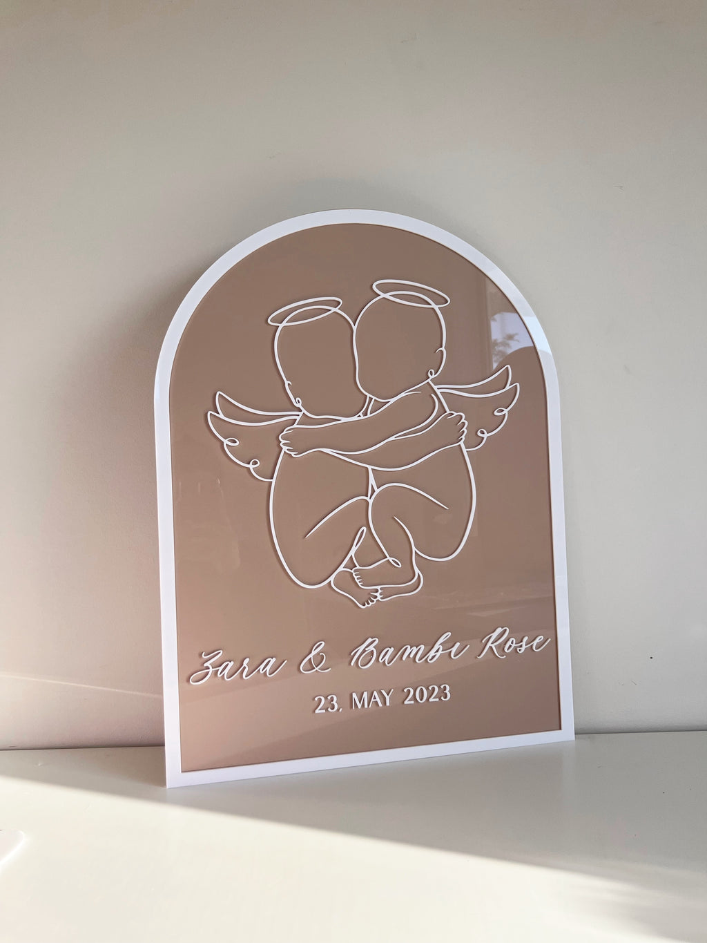 Scale 1:1 baby plaques