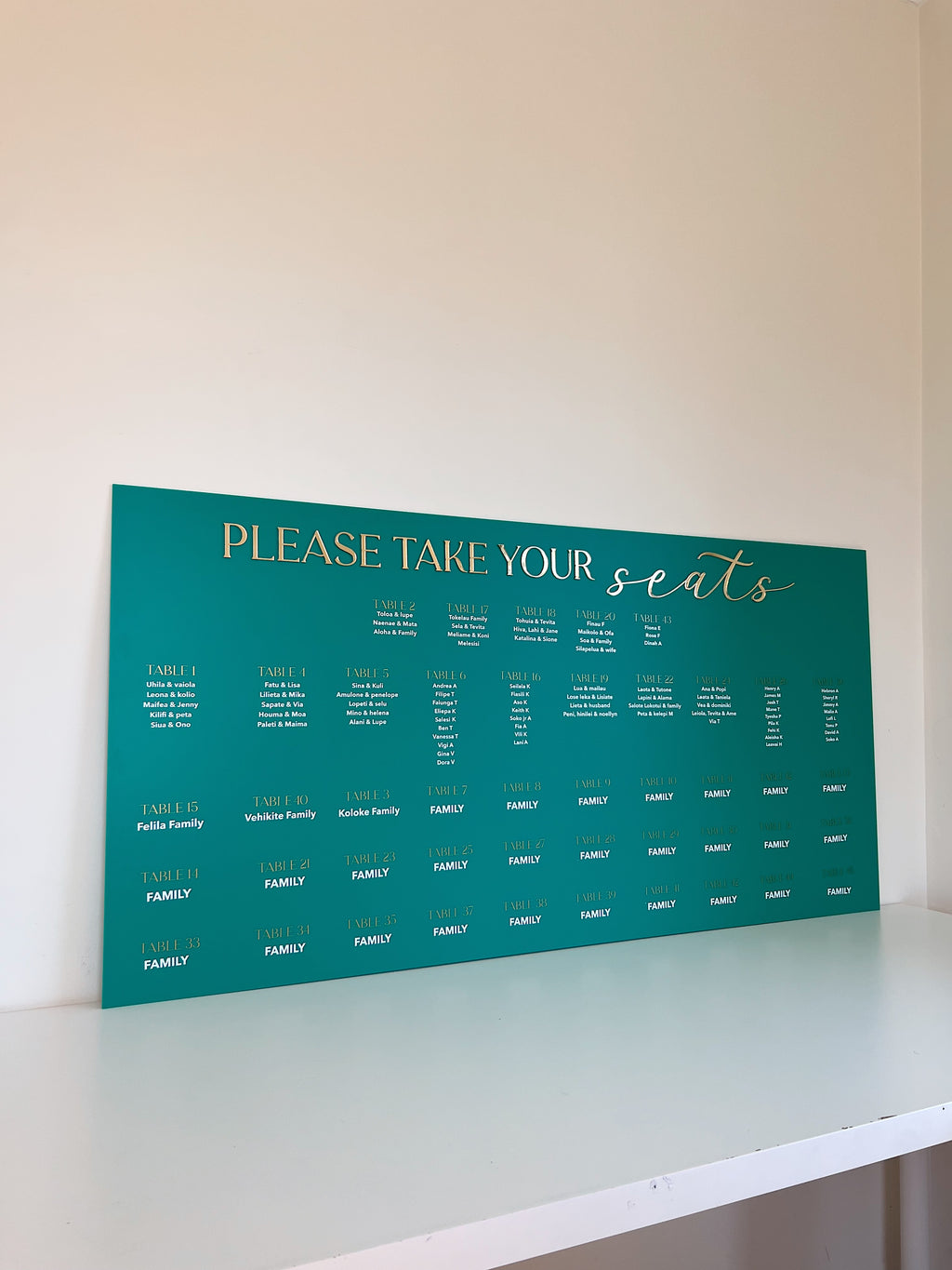 Seating Chart