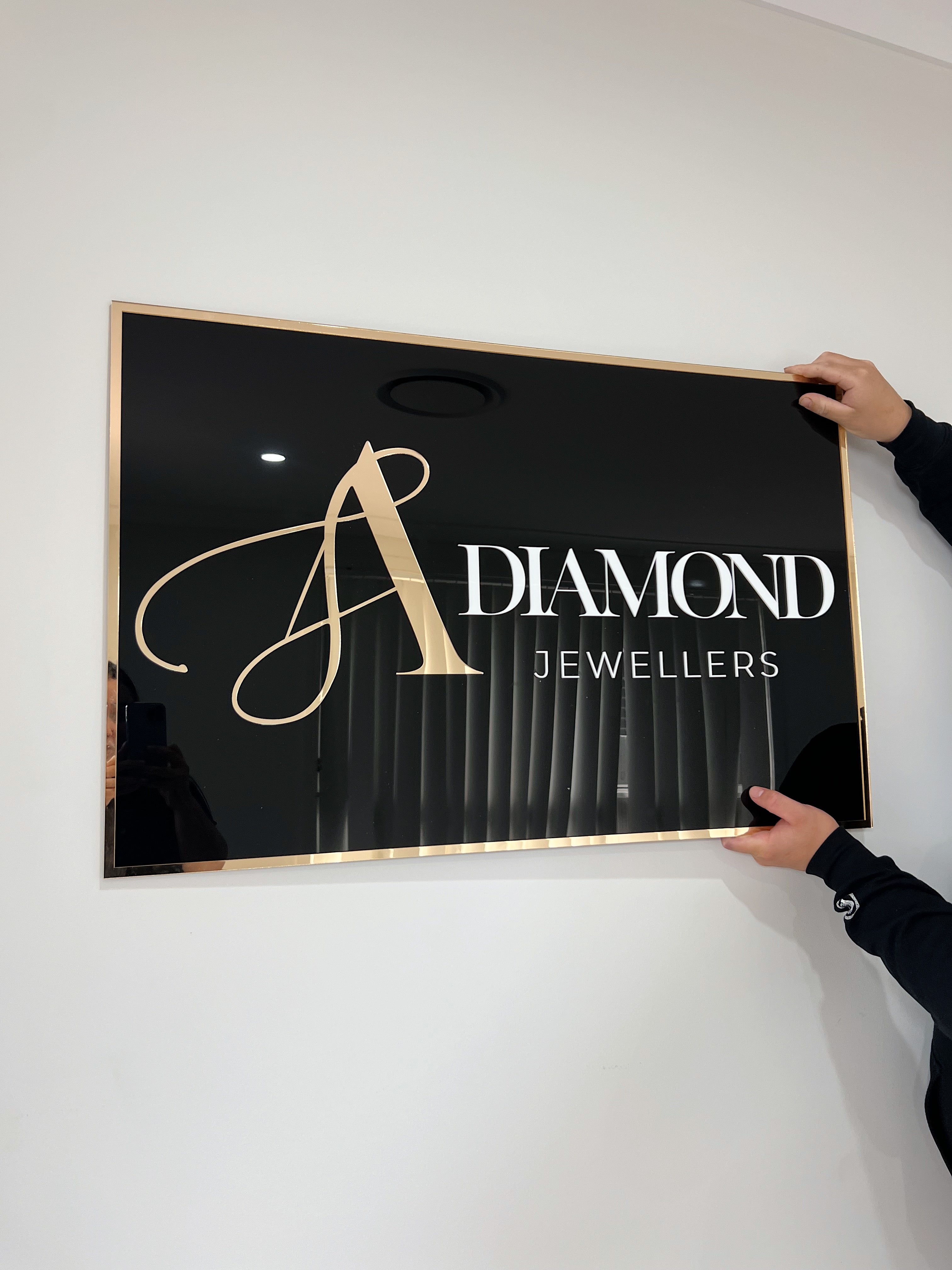 Rectangle Business Sign