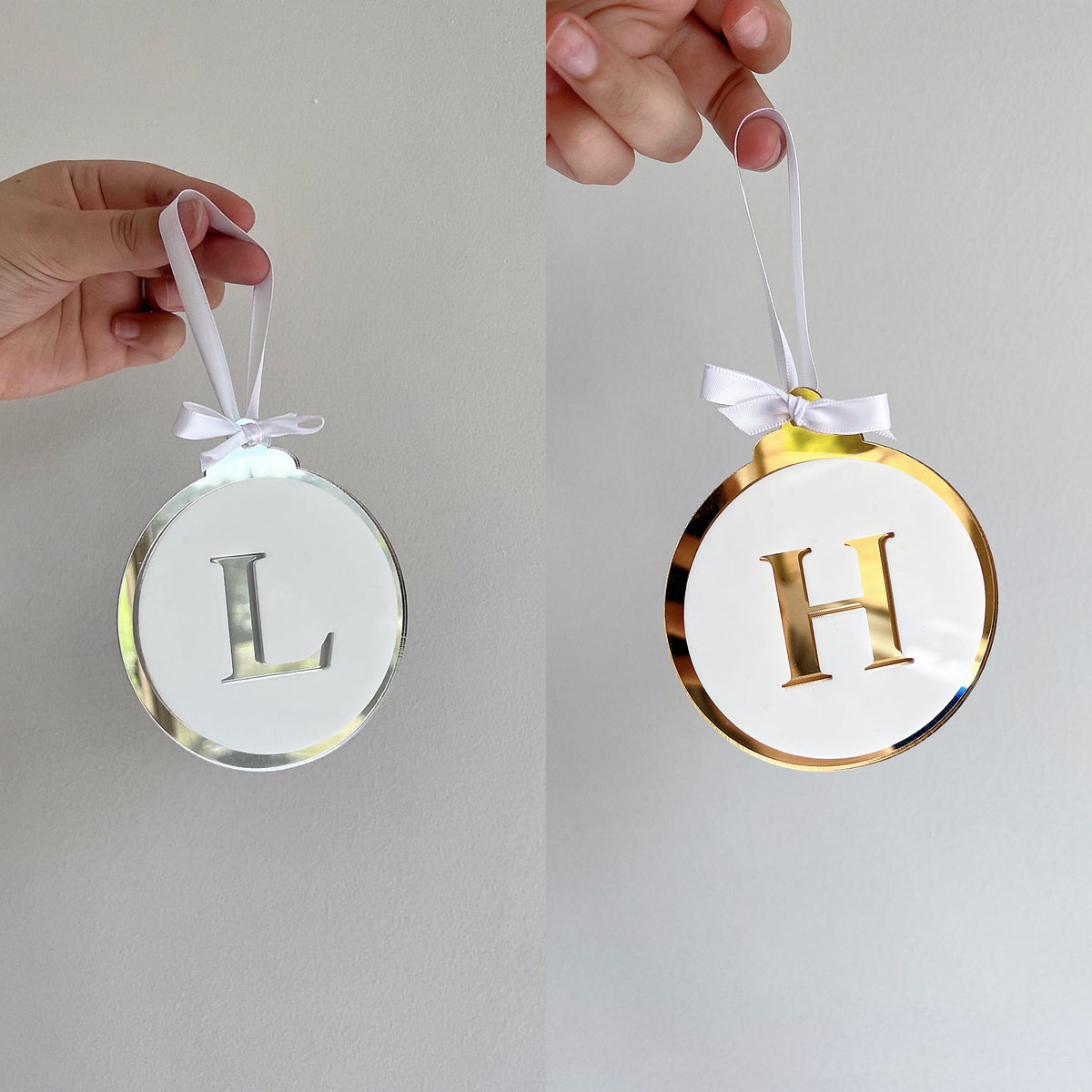 Luxe retro flat bauble