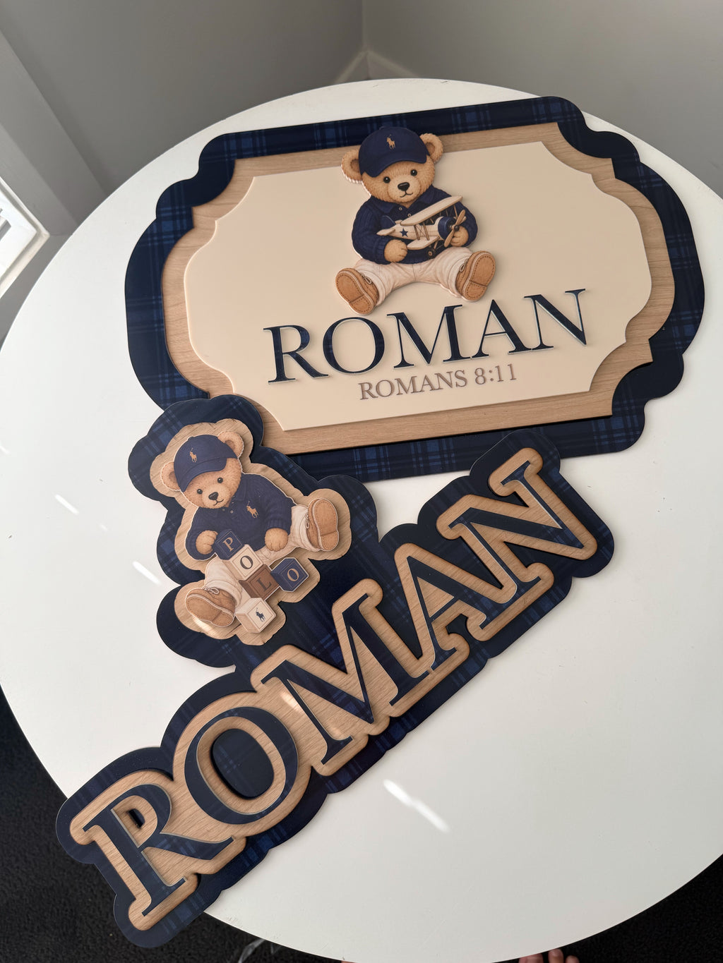 Pattern Printed Name Set