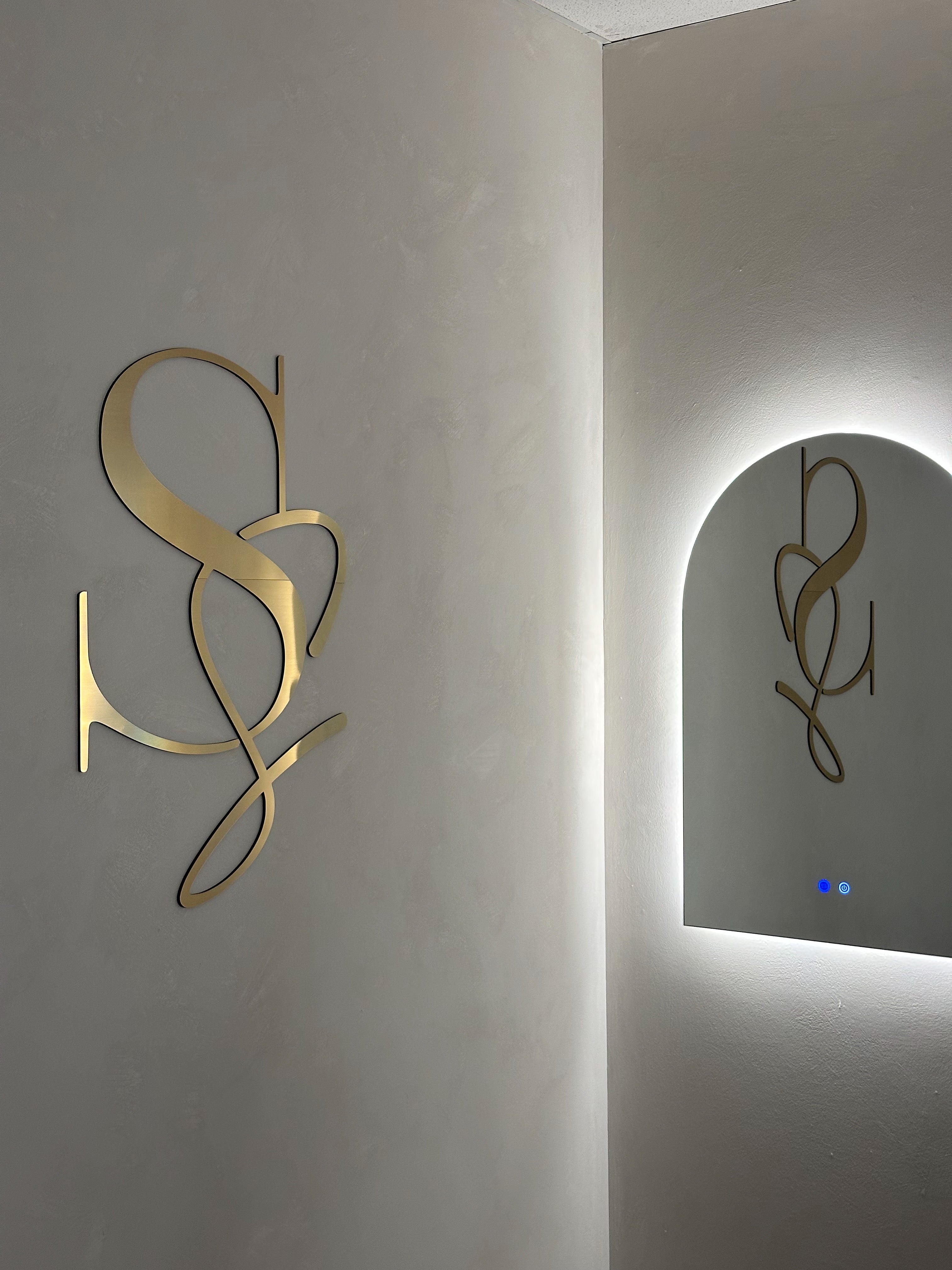 Business logo cut outs