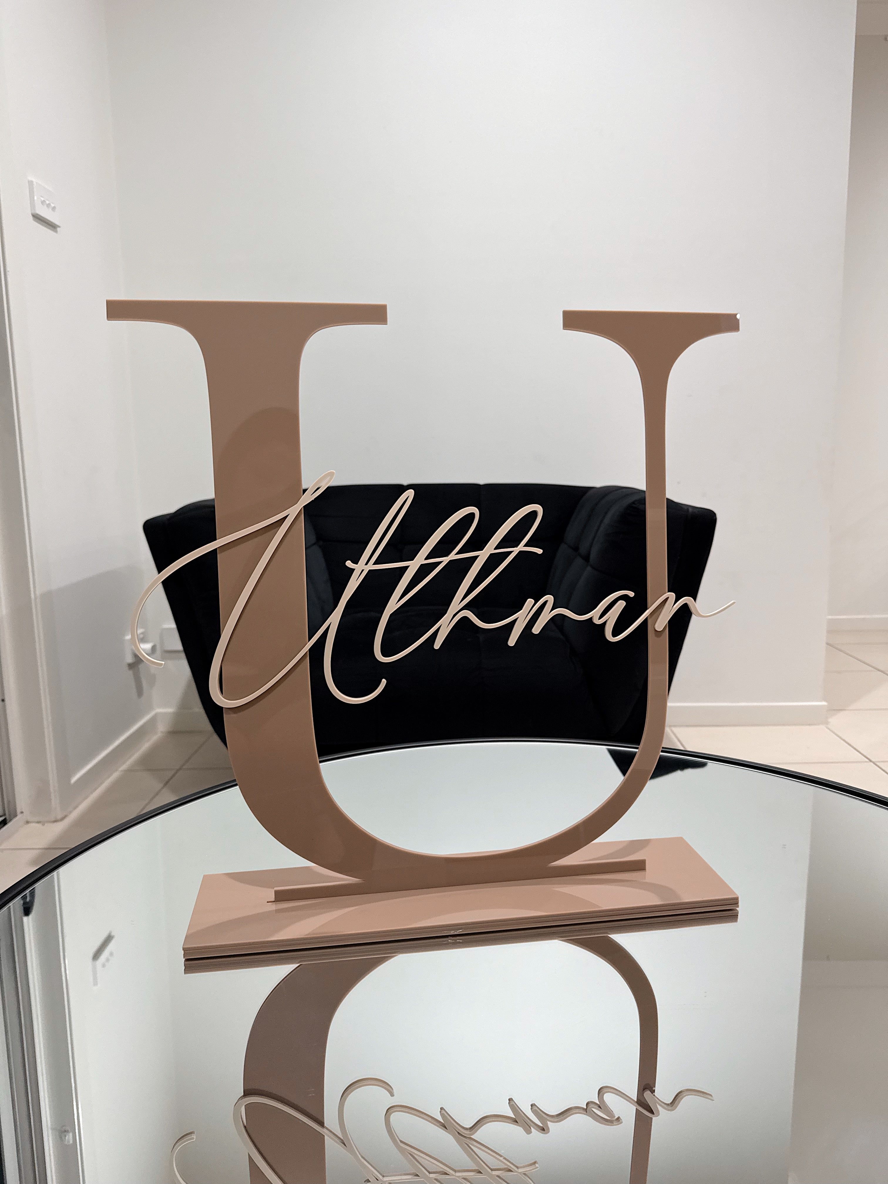 Letter Name Stands