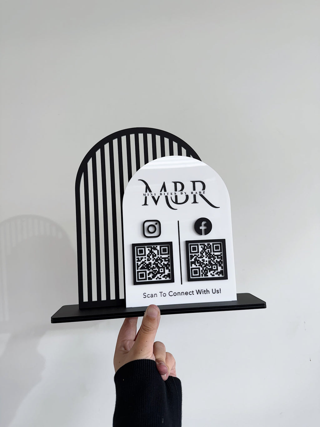 Style 2 double social media sign