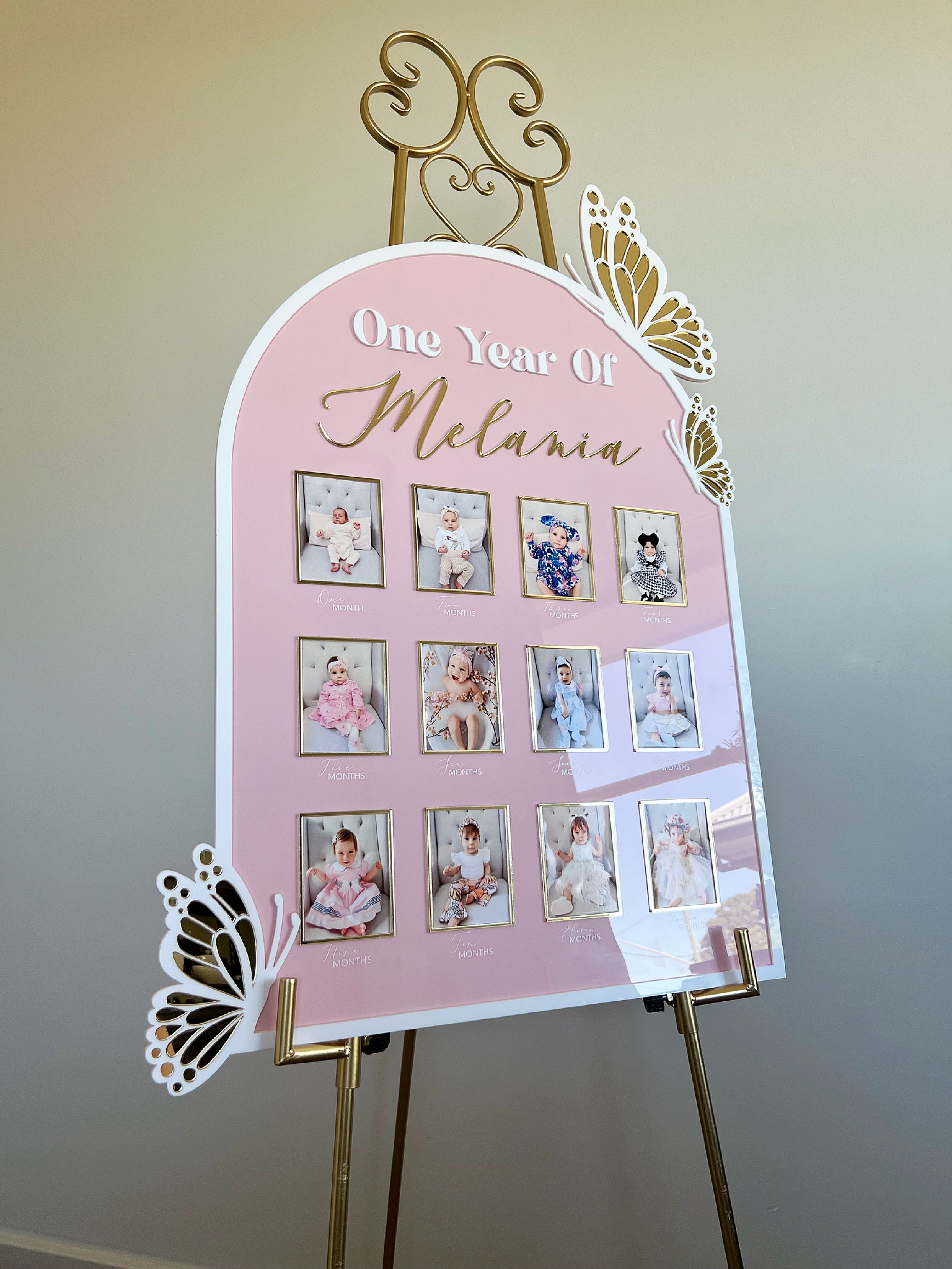 90cm 12 Month Plaque
