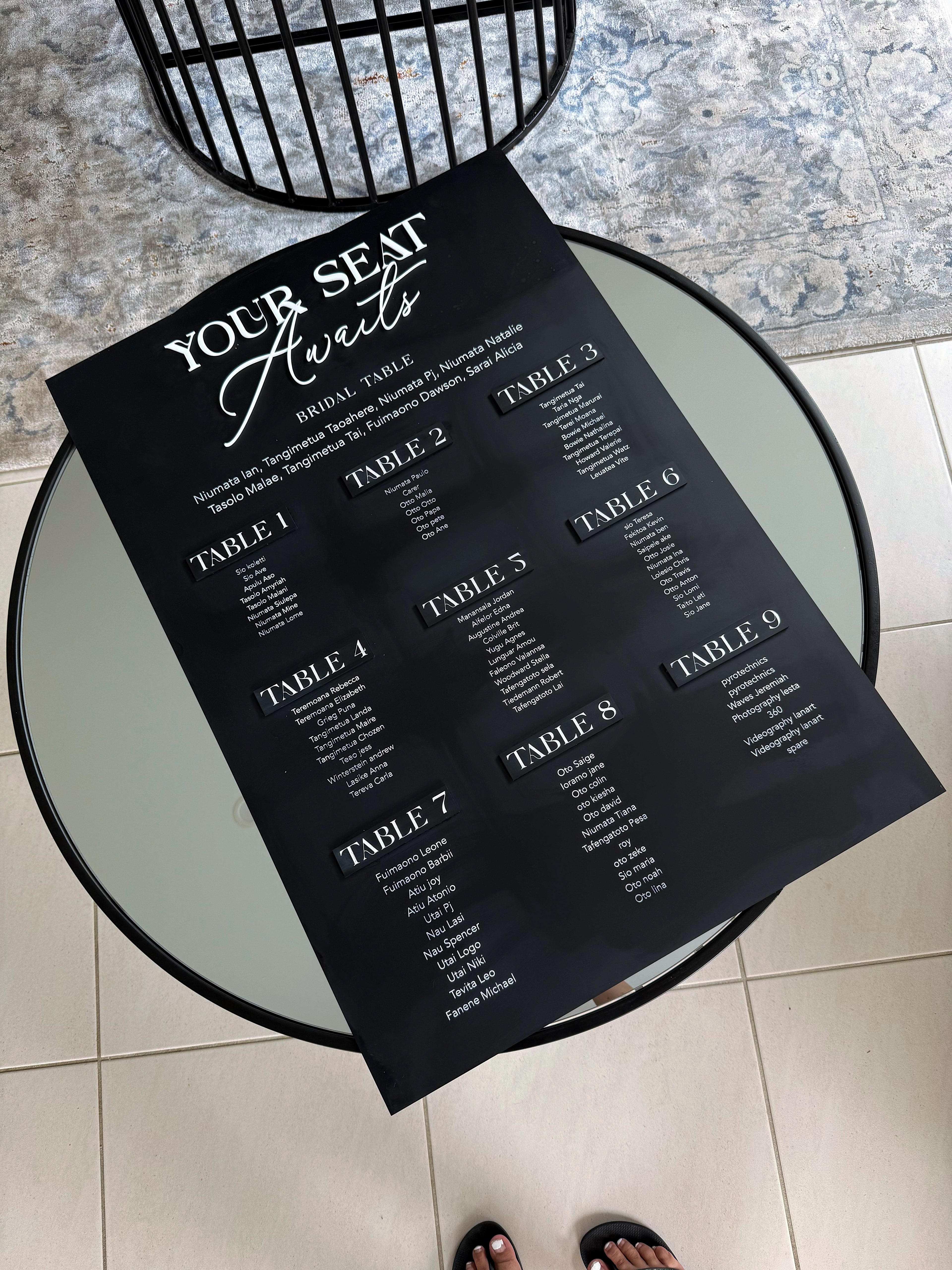 Seating Chart