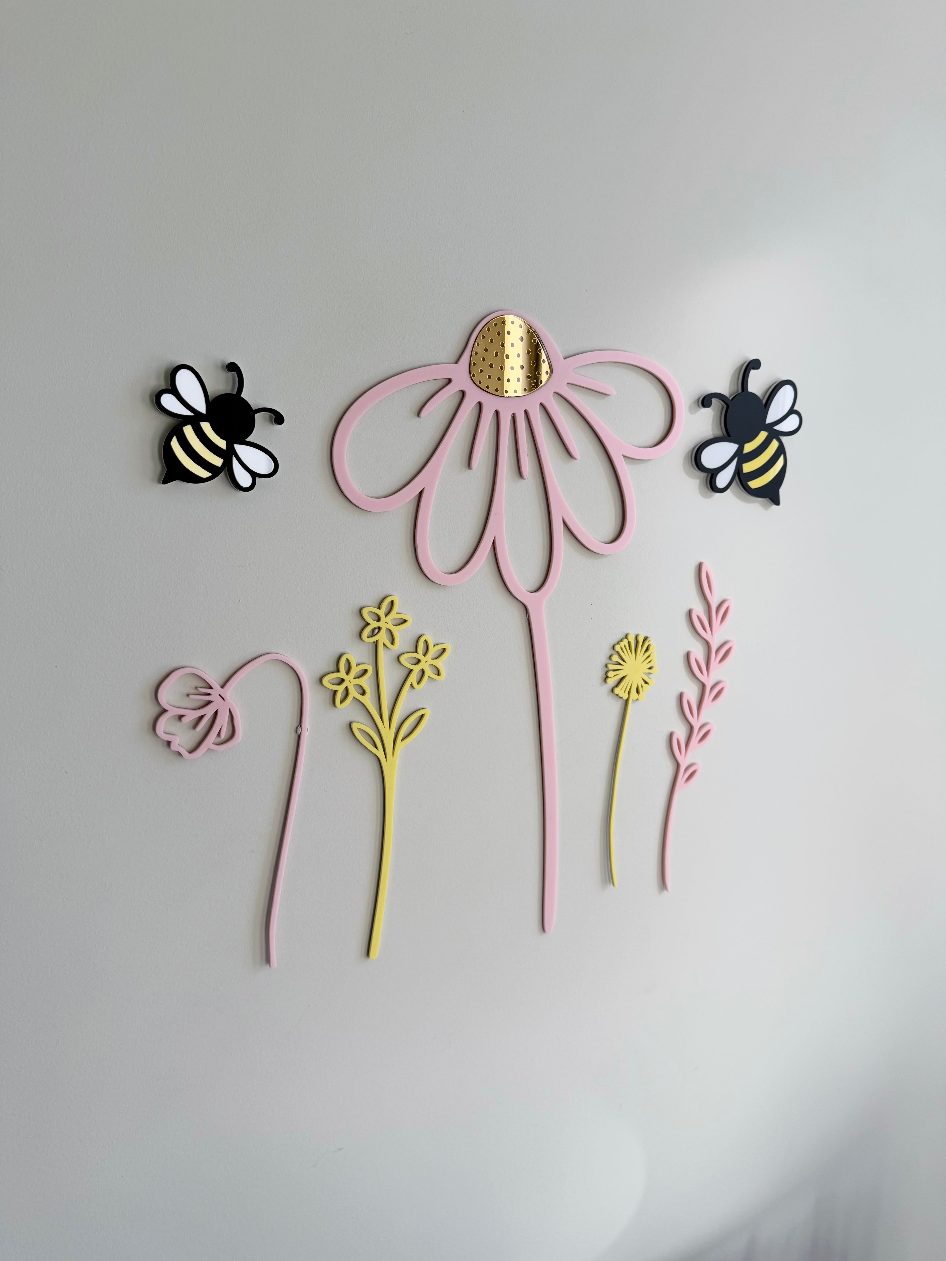 Sunflower Bumble bee wall pack