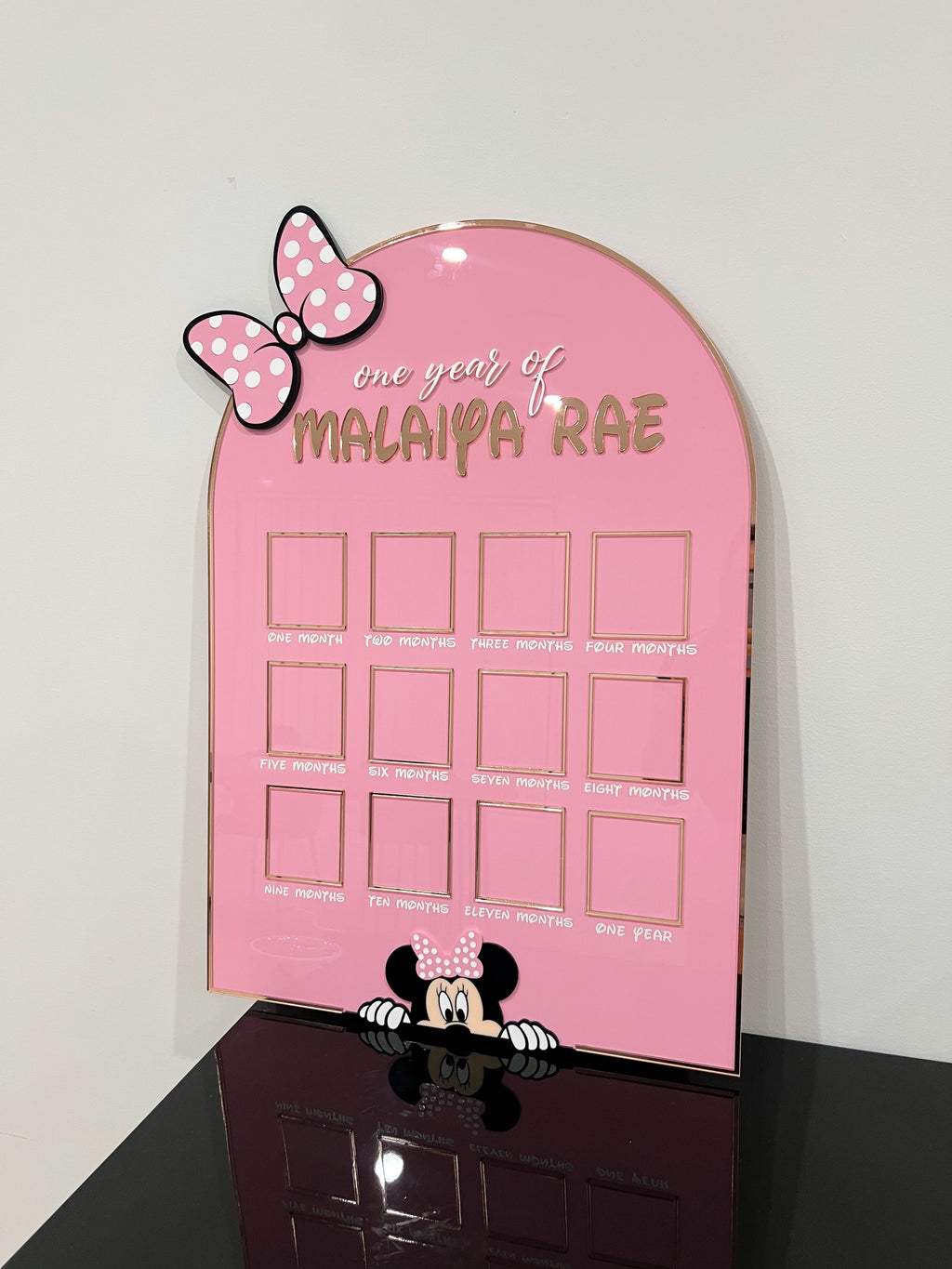 90cm 12 Month Plaque