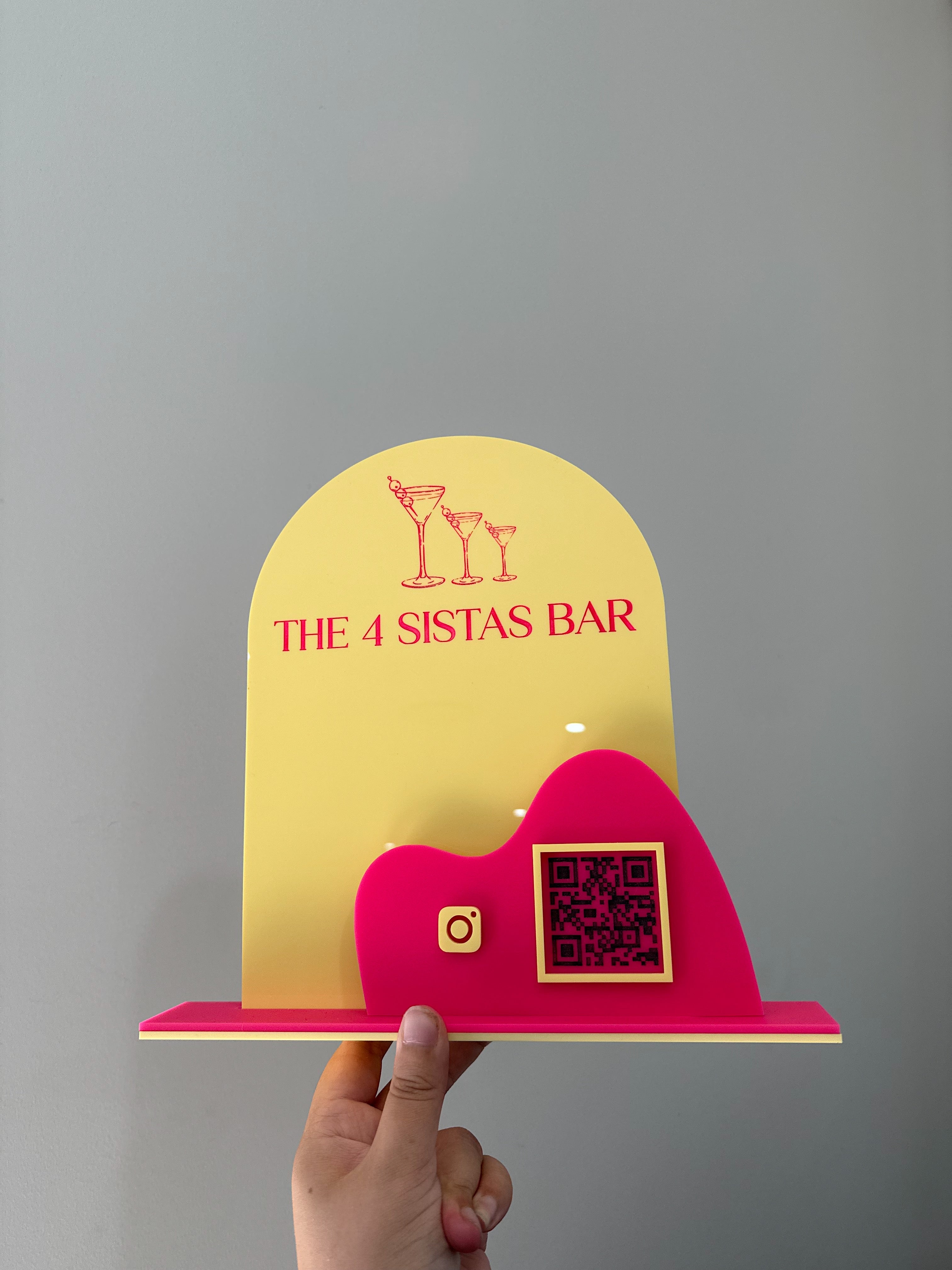 Style 5 Social Media Sign